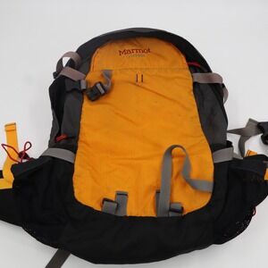 Marmot Glissade Technical Backpack Orange Charcoal Grey Biospan Hiking Daypack